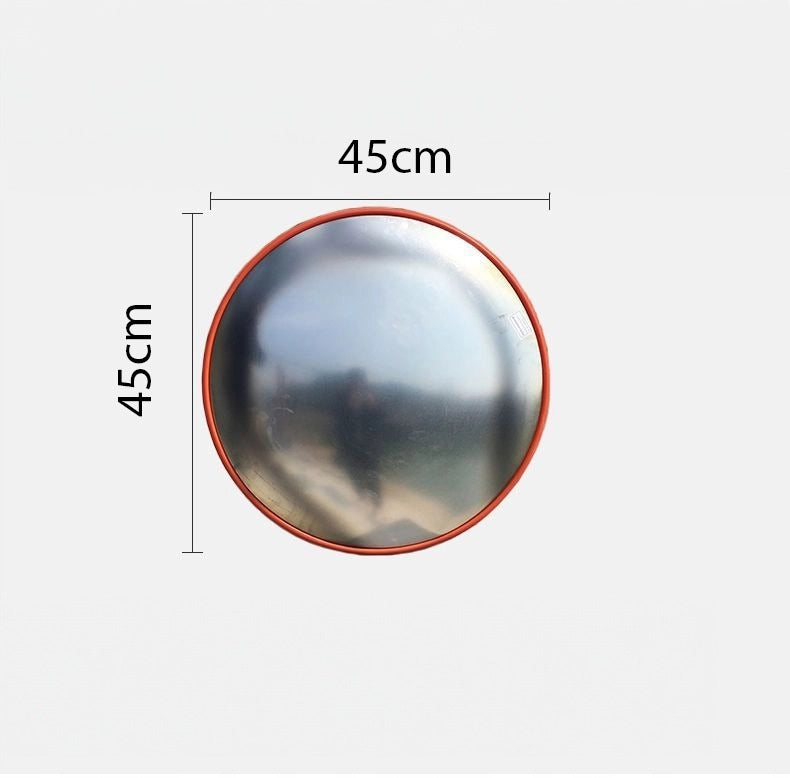 Specchio sferico infrangibile da 45 cm, in acrilico, adatto per viaggi, strade e magazzini.