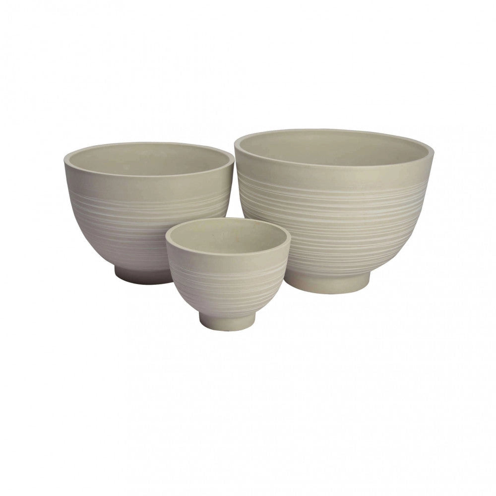 Vaso Grande Narciso Ø45x32 cm in Fibra sintetica Bianco