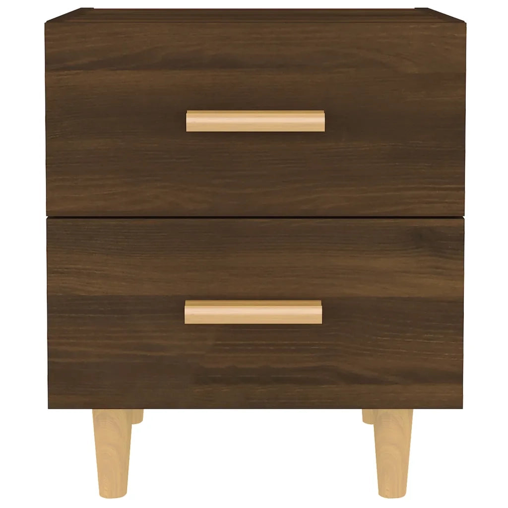 Comodini 2 pz in Rovere Marrone 40x35x47,5 cm 817290