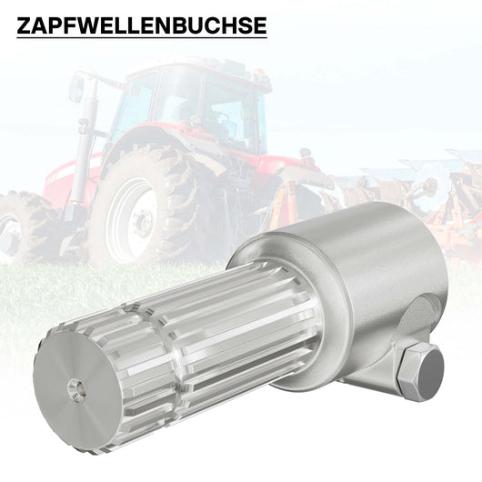 Boccola albero cardanico 175mm Attacco albero scanalato 1 3/4" 20D Albero uscita 1 3/8" 21D Trattore