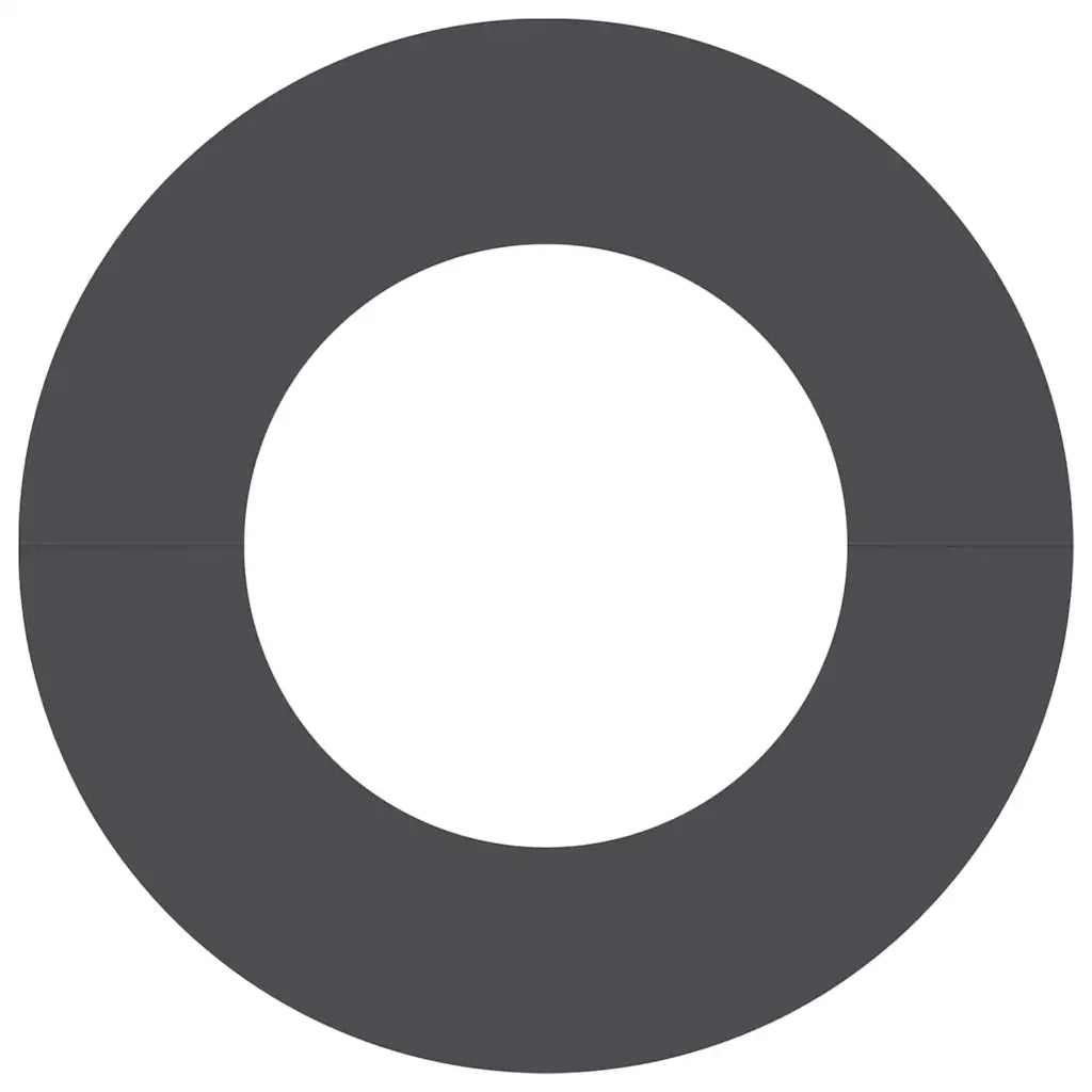 adatto per Anelli d'Albero Piatto 5 pcs Nero Ø40 / 70 cm Acciaio 873677