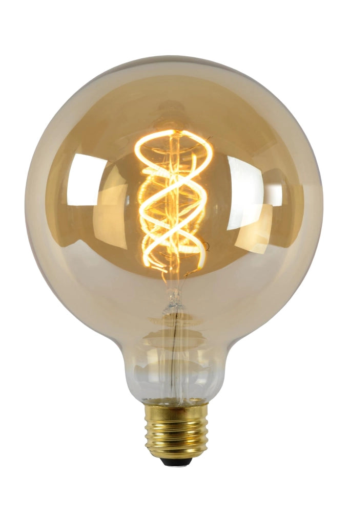 Lampadina LED filament ambra sfera E27 5W Lucide