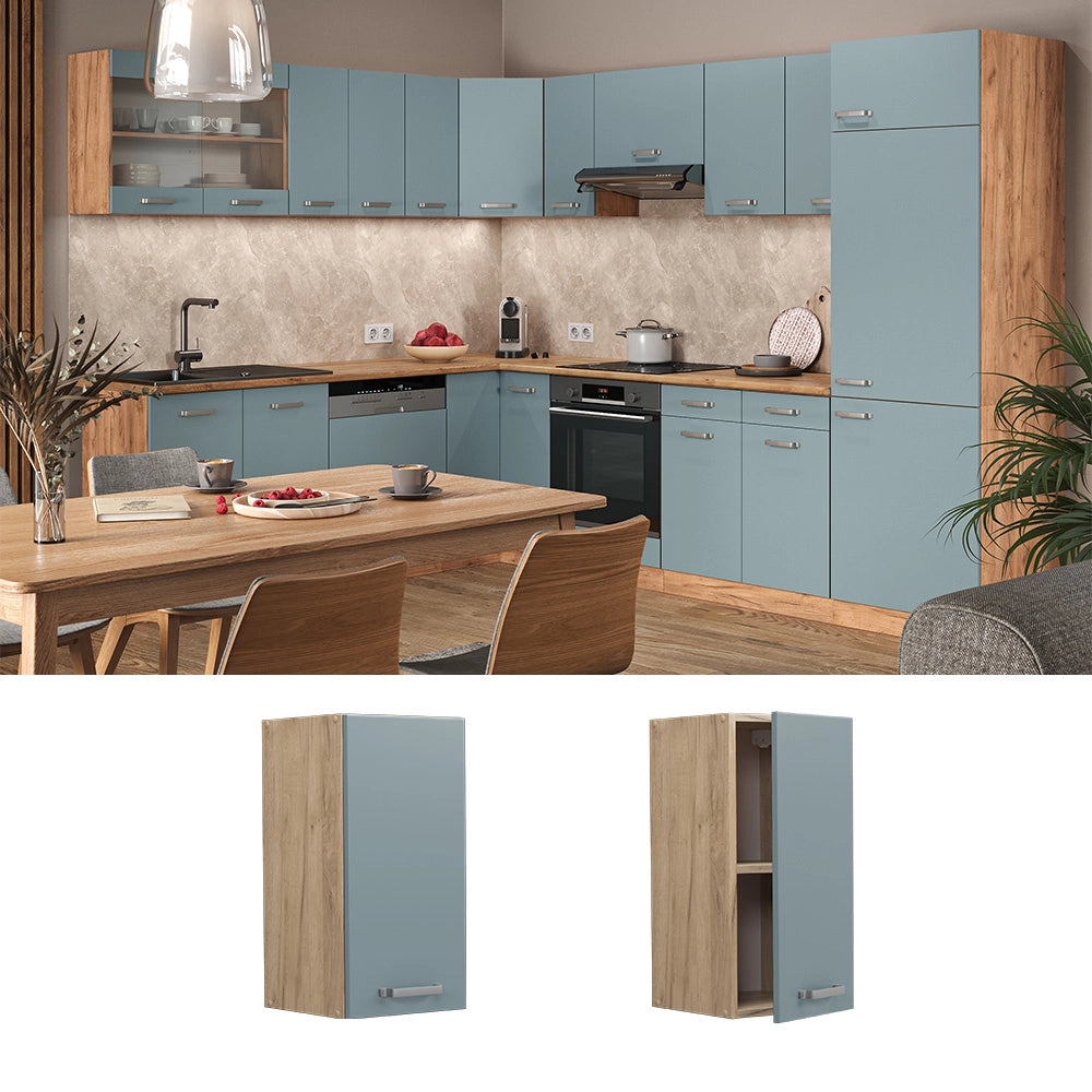Vicco Pensile da cucina Grigio-blu 30 cm