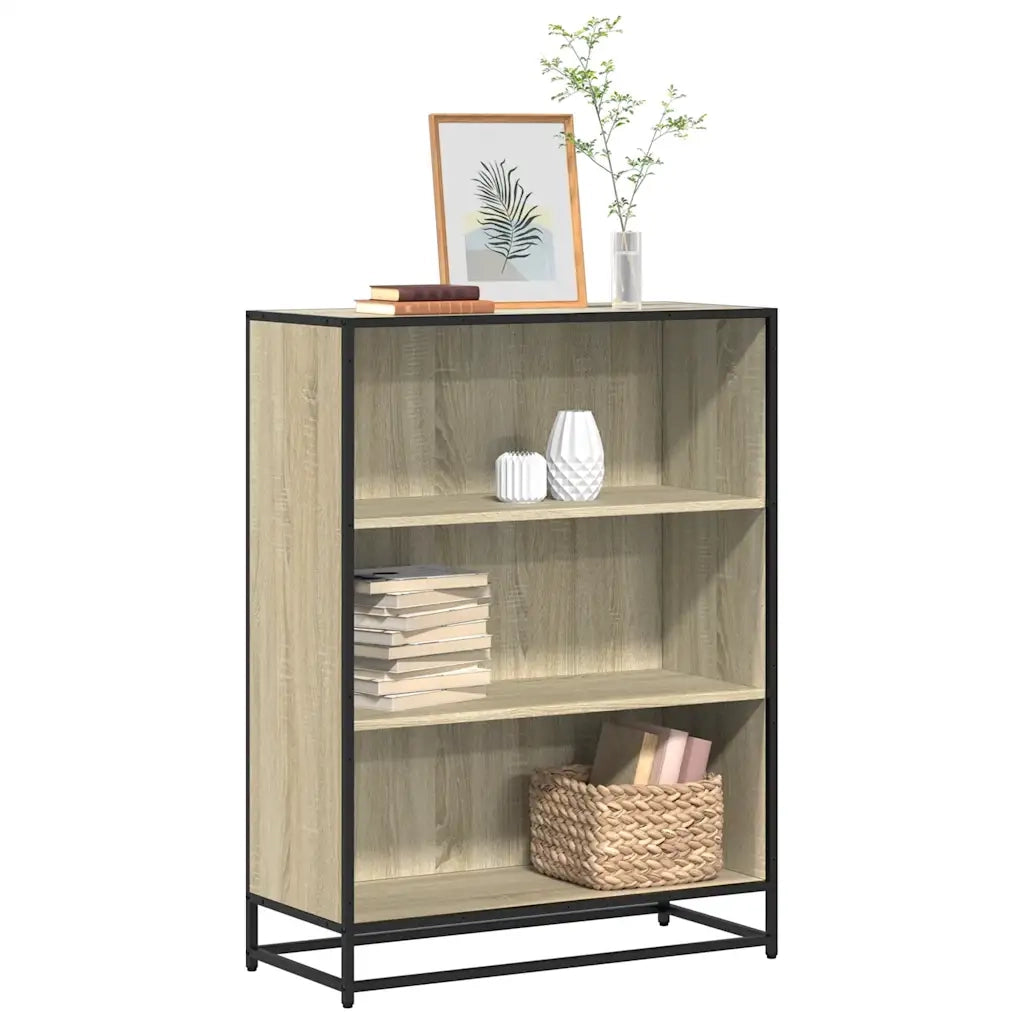 Libreria Rovere Sonoma 80,5x35x107,5 cm in Legno Multistrato 849120