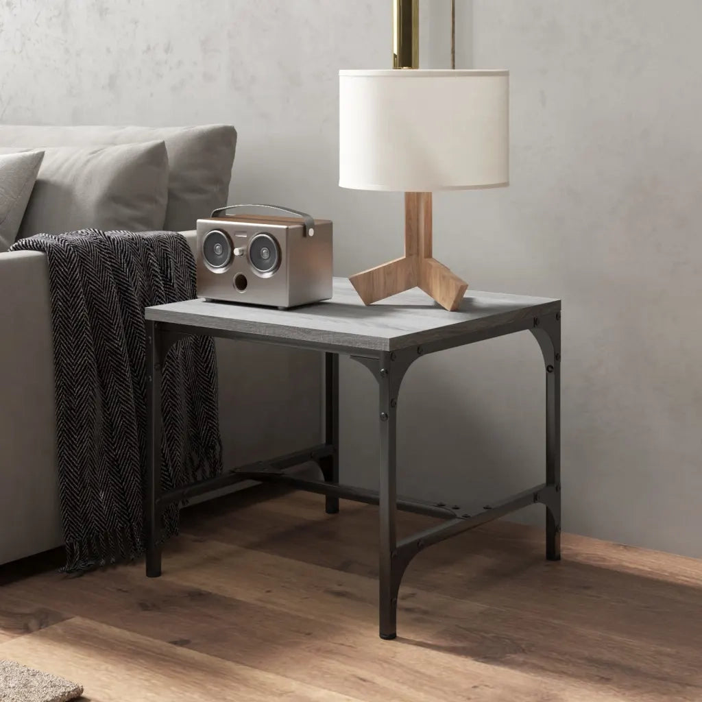 2 pz Tavolini da salotto | Tavolino da caff¨¨ | Tavolino da Soggiorno grigio sonoma 40x40x35 cm in Legno Multistrato