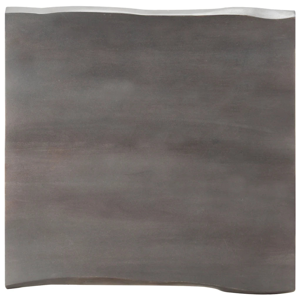 Tavolino da CaffÃ¨ con Bordi Vivi 60x60x40 cm in Massello Acacia cod mxl 27385
