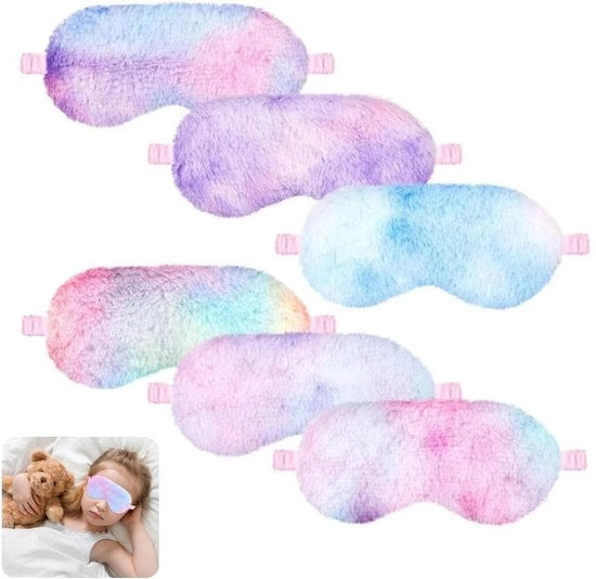 Scheda di oscuramento per bambini - 6 pezzi - 23 x 13 cm - Occhiali da notte colorati - Scheda di oscuramento per bambini - Scheda di oscuramento per bambini confortevole