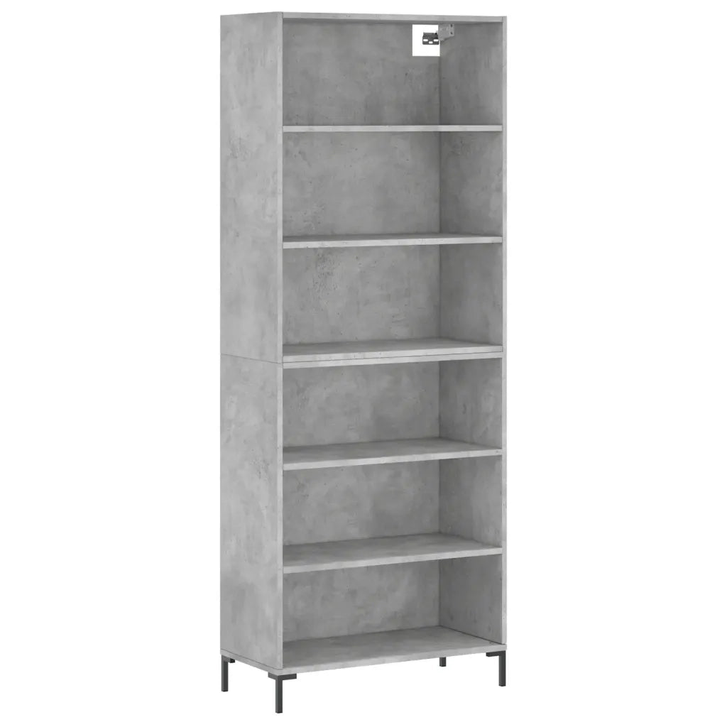 Credenza Grigio Sonoma 69,5x32,5x180 cm Legno Multistrato 3189577