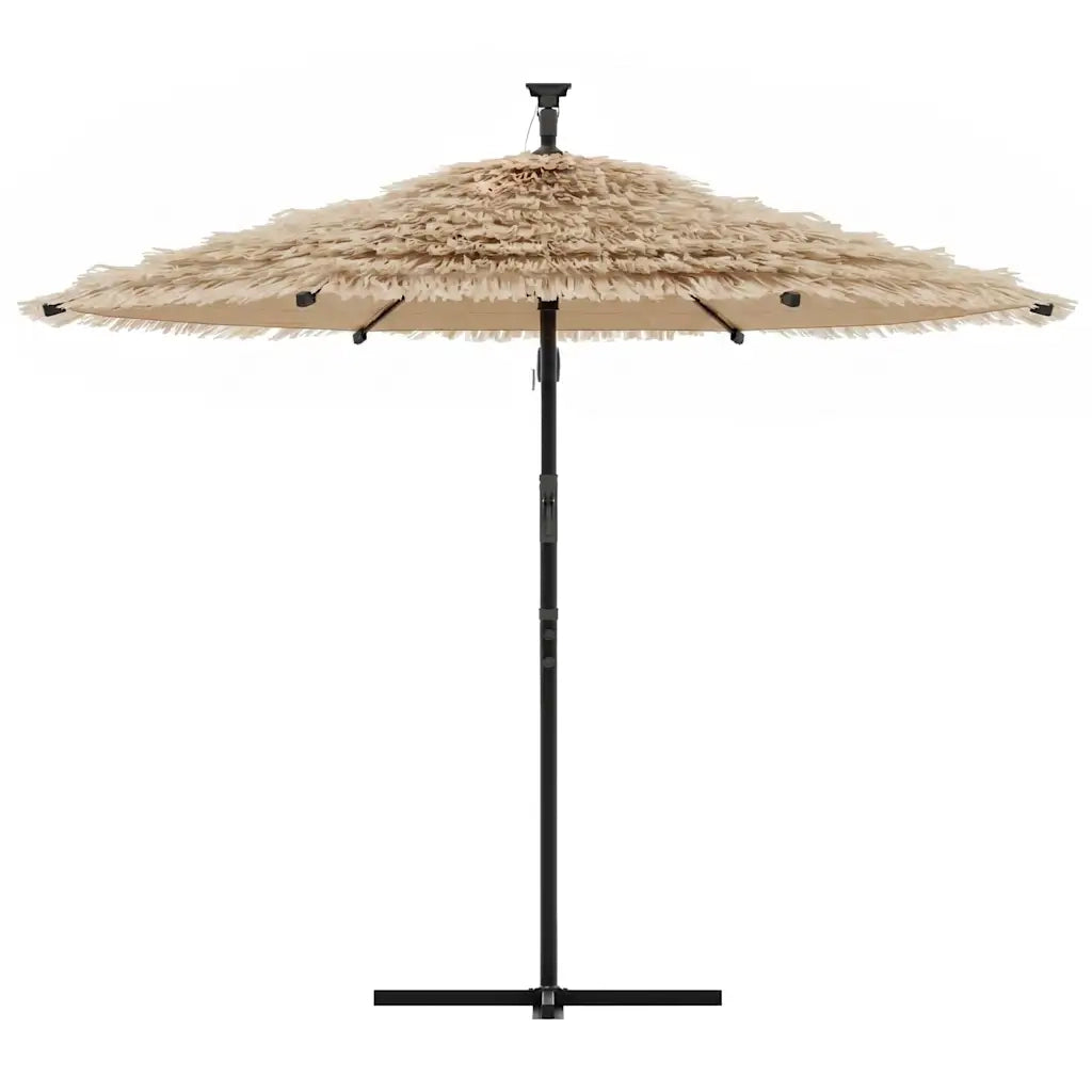 Ombrello | Parasolne Giardino con Palo in Acciaio Marrone 290x290x238 cm