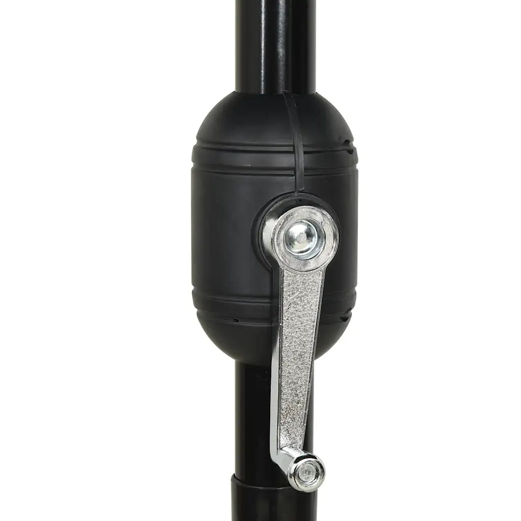 Ombrello | Parasolne a Sbalzo 3 Livelli Palo Alluminio 2,5 m Nero