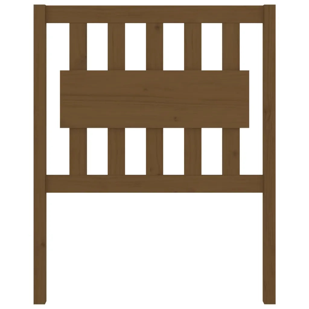 Testiera per Letto ambra 80,5x4x100cm in Legno Massello di Pino