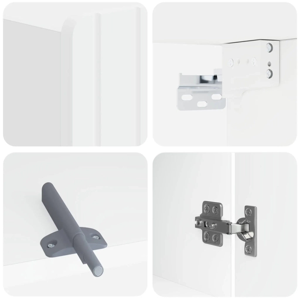 Armadio da bagno a muro ZWOLLE Bianco 30 x 31 x 63 cm 896365