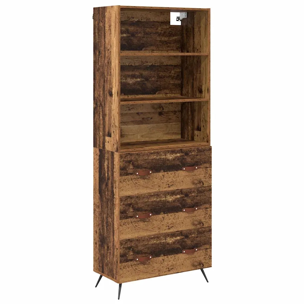 Credenza Legno vecchio 69,5 x 34 x 180 cm Legno multistrato 3415672
