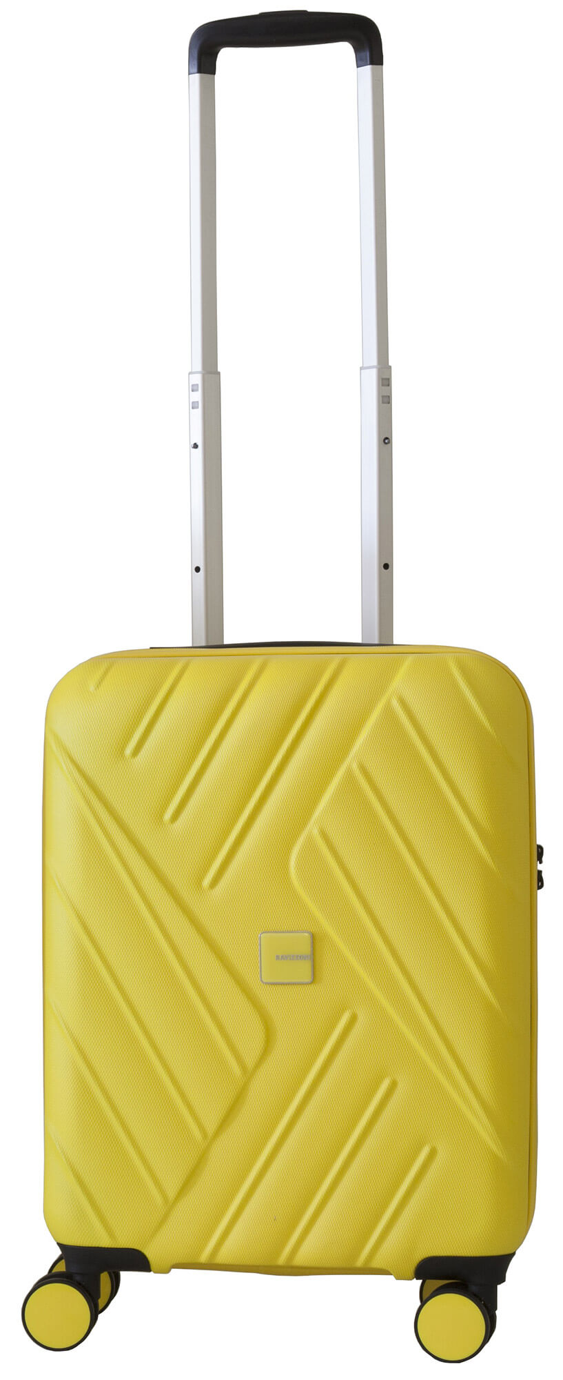 Set 3 Valigie Trolley Rigide in ABS 4 Ruote TSA Ravizzoni Mojito Gialle