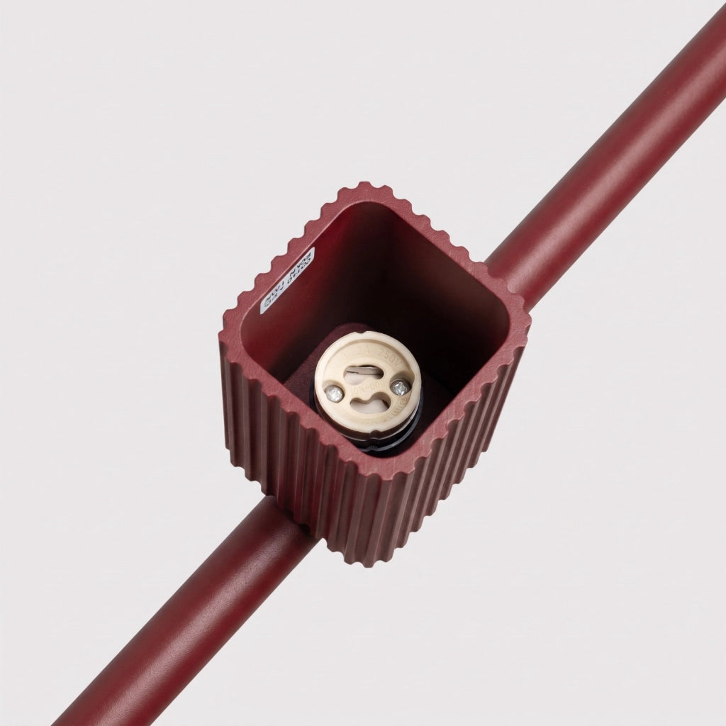 Lampadario RAYO 4 bordeaux