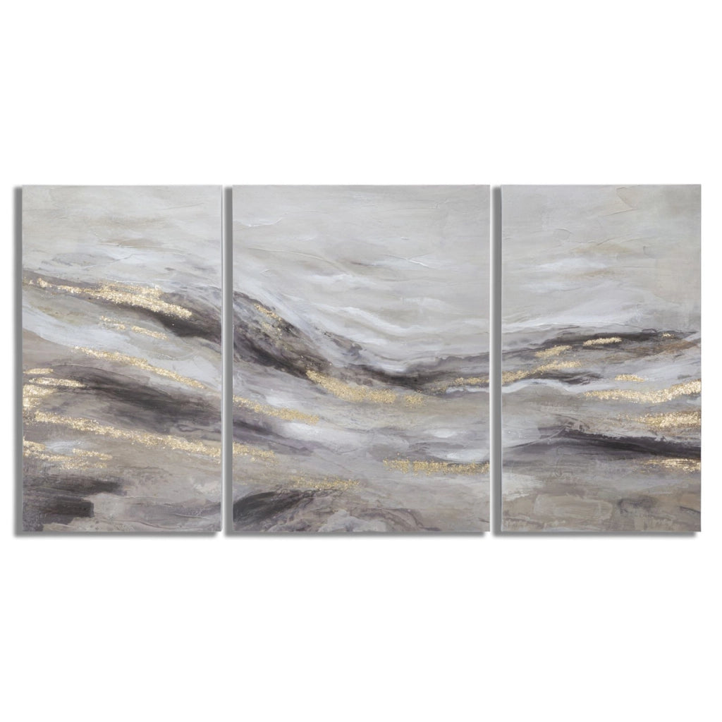 Stampa su Tela Marmo 2, Multicolore, Legno, 150x2,7x80 cm