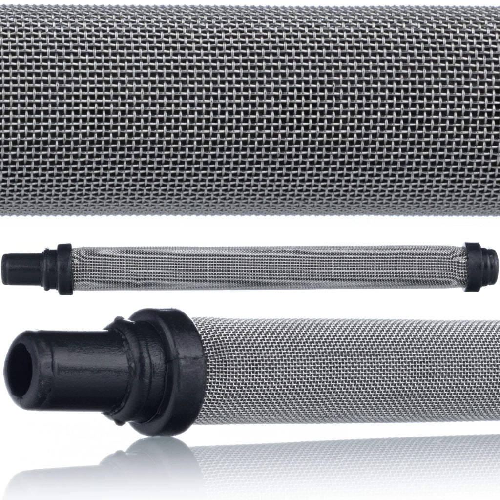 Filtro Paletta Nero 70 Mesh per Spruzzatore Airless di Verniciatura – Protezione e Qualità Ottimale | Lunghezza 100mm