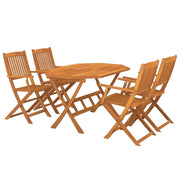 Set da pranzo da giardino 5 pezzi in legno massello di acacia 02_0014768