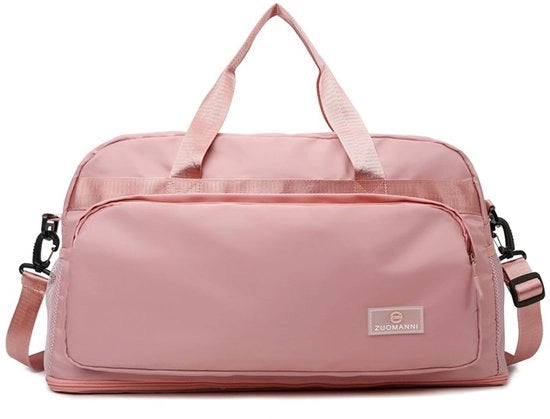 Zaino sportivo espandibile 37,7L - 50,7L - Impermeabile - Borsa umida - Trolley - Borsa per weekend - Donne - Dimensioni 52x25x39 cm - Bagaglio portatile