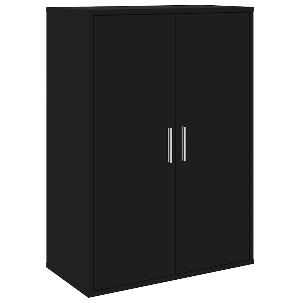 Credenza Nero 60x31x84 cm in Legno Multistrato