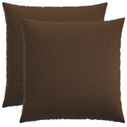 Federa 2 pz HEERLEN Marrone 55 x 55 cm Tessuto 912209