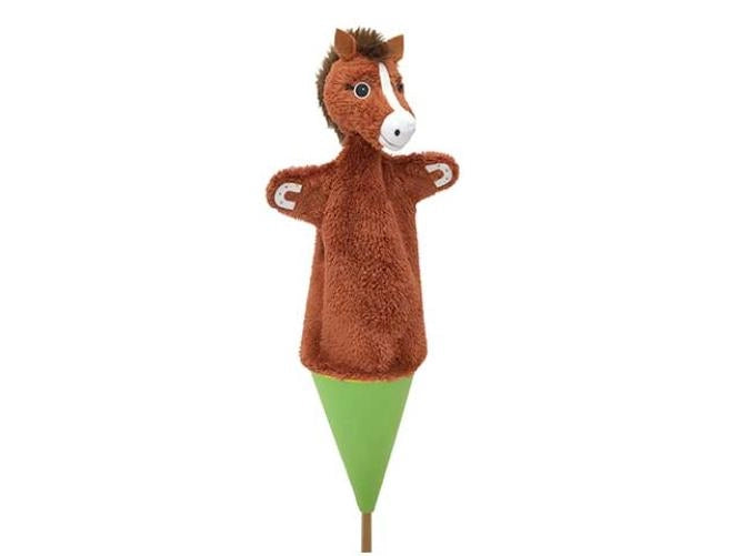 Bass & Bass - Pop up Hand Puppet Horse - Made in Europe - Vintage Toy