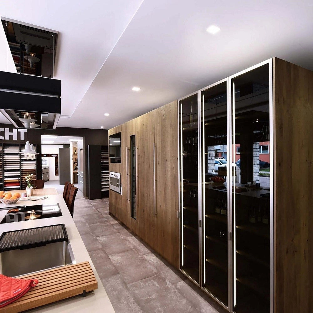 Trade Shop - Plafoniera Quadrata Faretto Incasso Led 7w Luce Calda Lampada Soffitto Corridoio -
