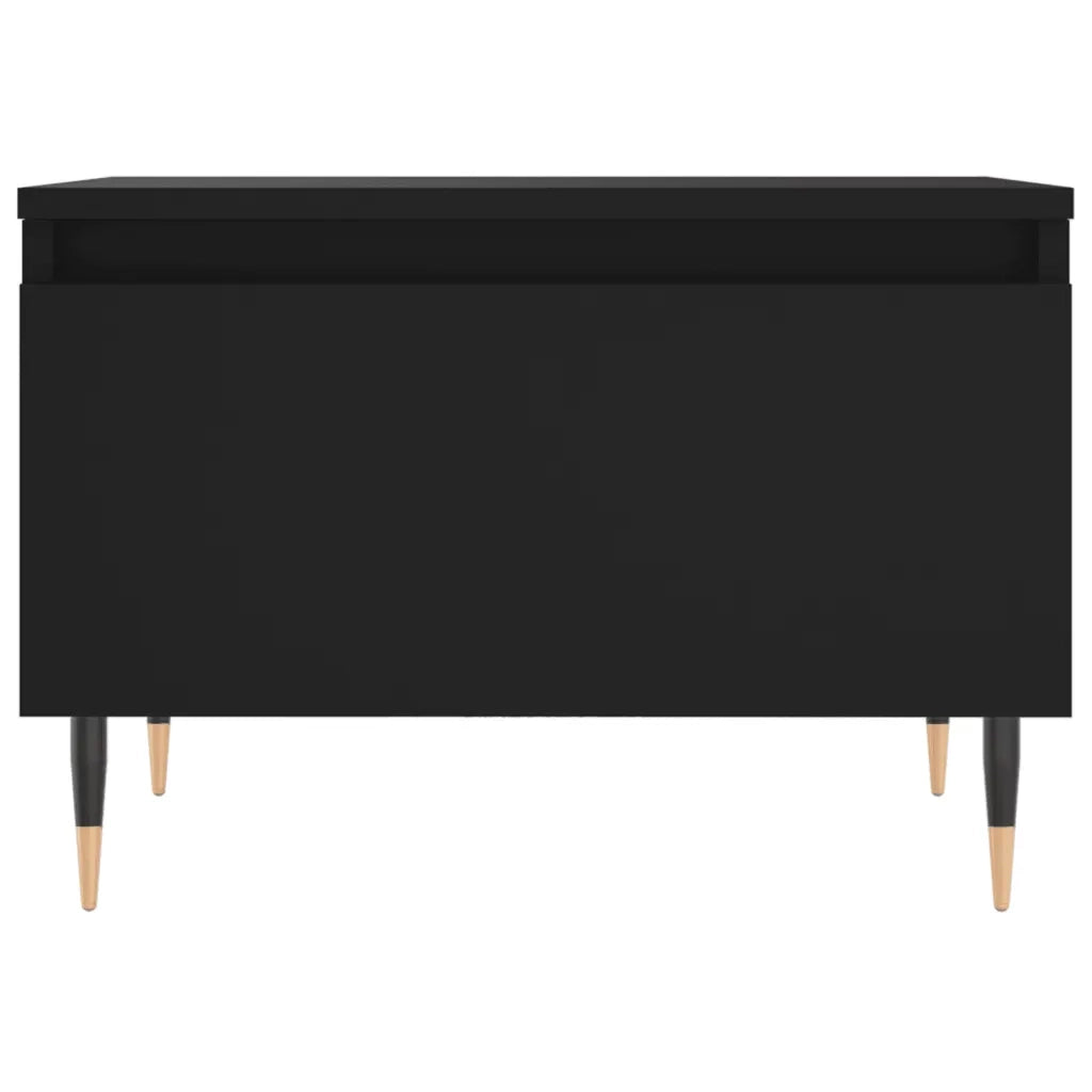 2 pz Tavolini da salotto | Tavolino da caff¨¨ | Tavolino da Soggiorno Neri 50x46x35 cm in Legno Multistrato