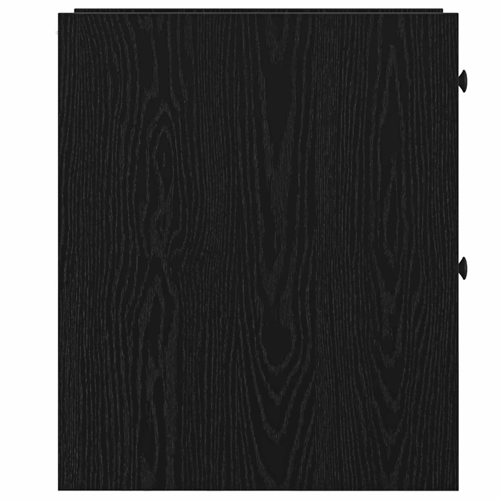 Set di mobili per il bagno Rovere Nero 80 x 18 x 60 cm 871643