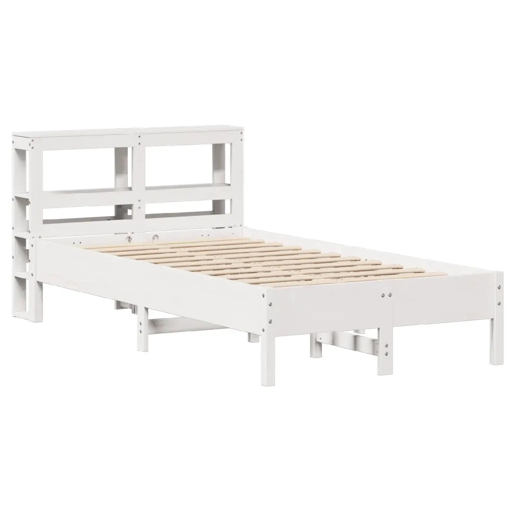 vidaXL Letto senza Materasso Bianco 120x200 cm Legno Massello di Pino