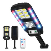 Trade Shop - Faro Lampione Faretto Con Pannello Solare Sensore Di Movimento 89 Led Cl-728 -