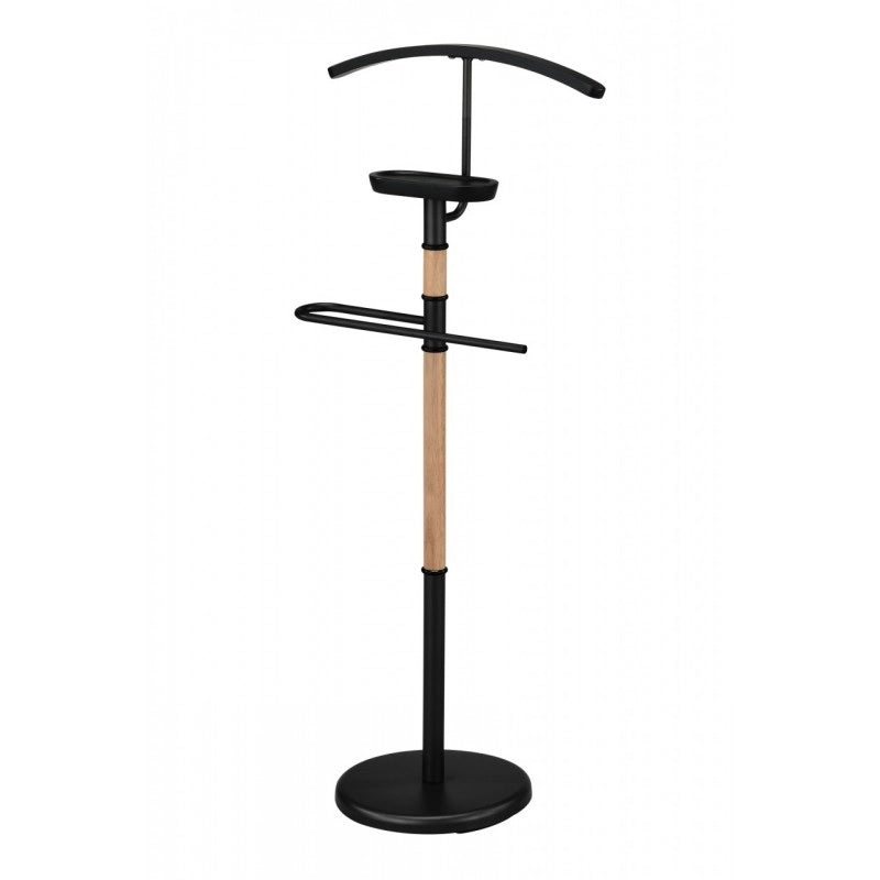 INDOSSATORE MIREK 48X28XH110CM NERO / NATURALE