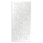 CURL - Pannello in PVC traforato - Parasole Colore: bianco, Misura: 47x94 cm