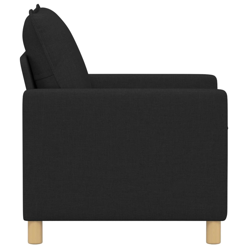 Divano Nero 76 x 81 x 87,5 cm Tessuto