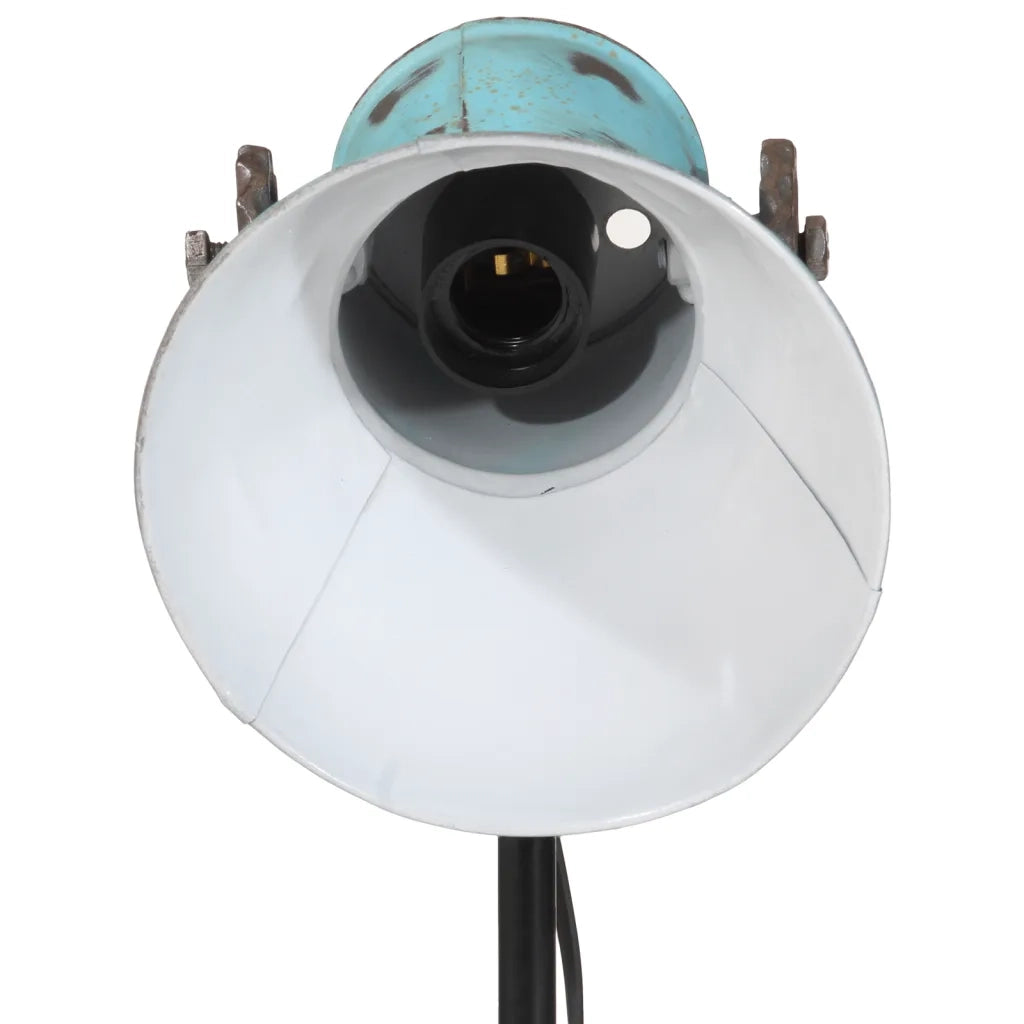 Lampada da Terra 25 W Blu Anticato 35x35x65/95 cm E27 CFW4693451