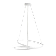 Sospensione Moderna Ritmo Metallo Bianco Led 55W Dimmerabile Ip20