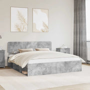 Struttura del letto Calcestruzzo 180 x 200 cm Pino massello 3412045
