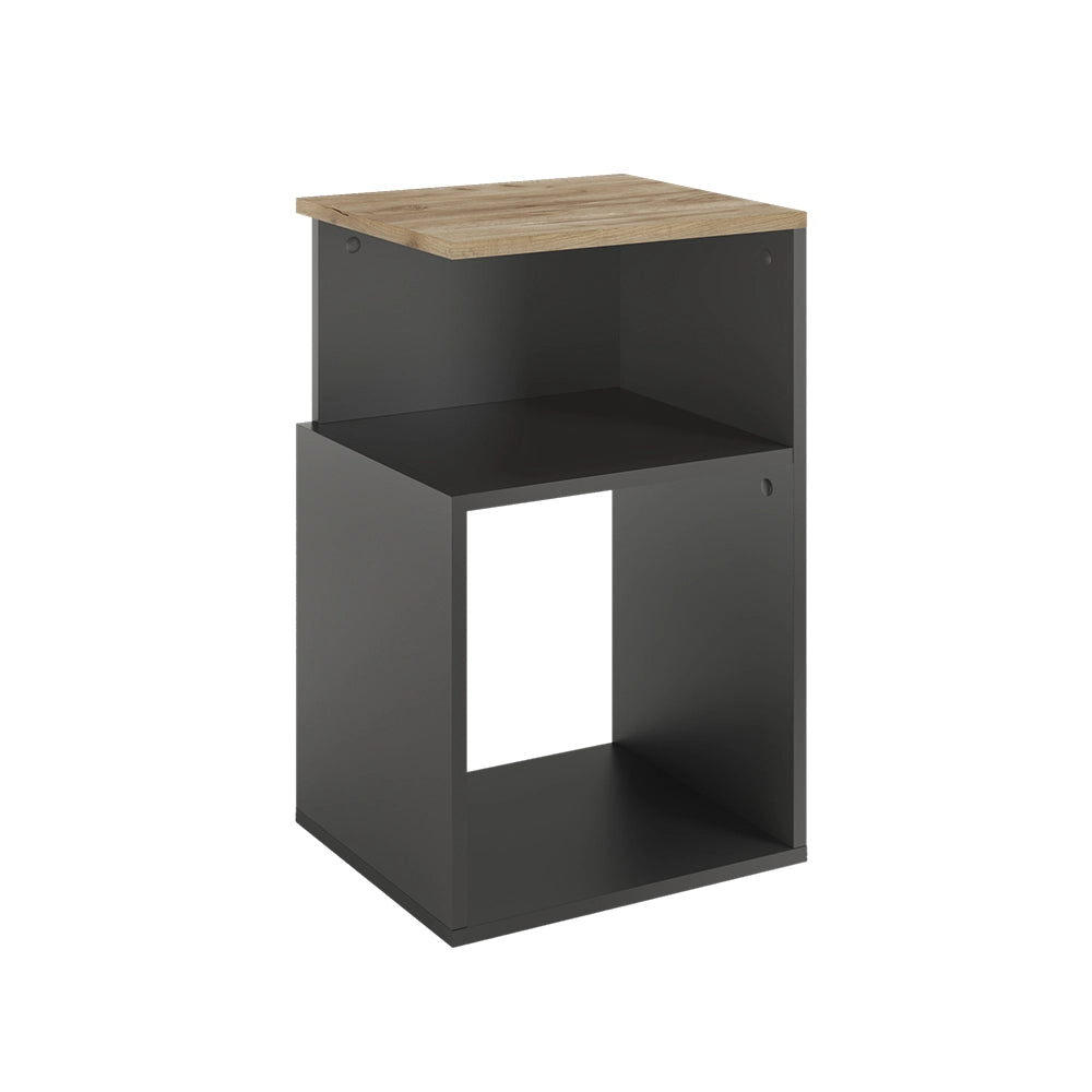 Vicco Comodino Antracite/quercia dorata 40 x 65.3 cm