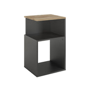Vicco Comodino Antracite/quercia dorata 40 x 65.3 cm