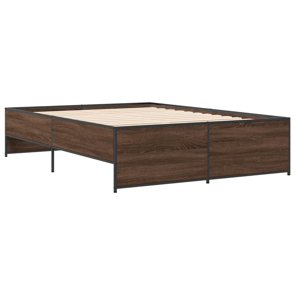 Giroletto Rovere Marrone 140x190cm in Legno Multistrato Metallo 3279901
