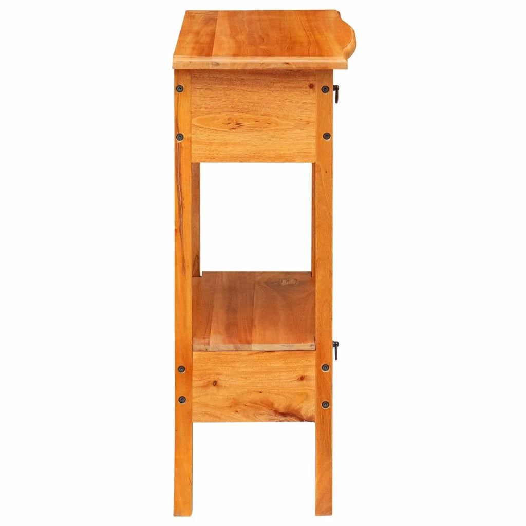 Tavolo consolle con cassetto Naturale 50,5 x 30 x 75,5 cm