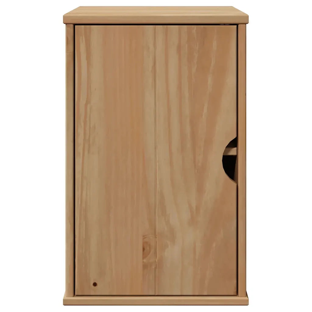 Mobile da Bagno OTTA 35x30x55 cm in Legno Massello di Pino