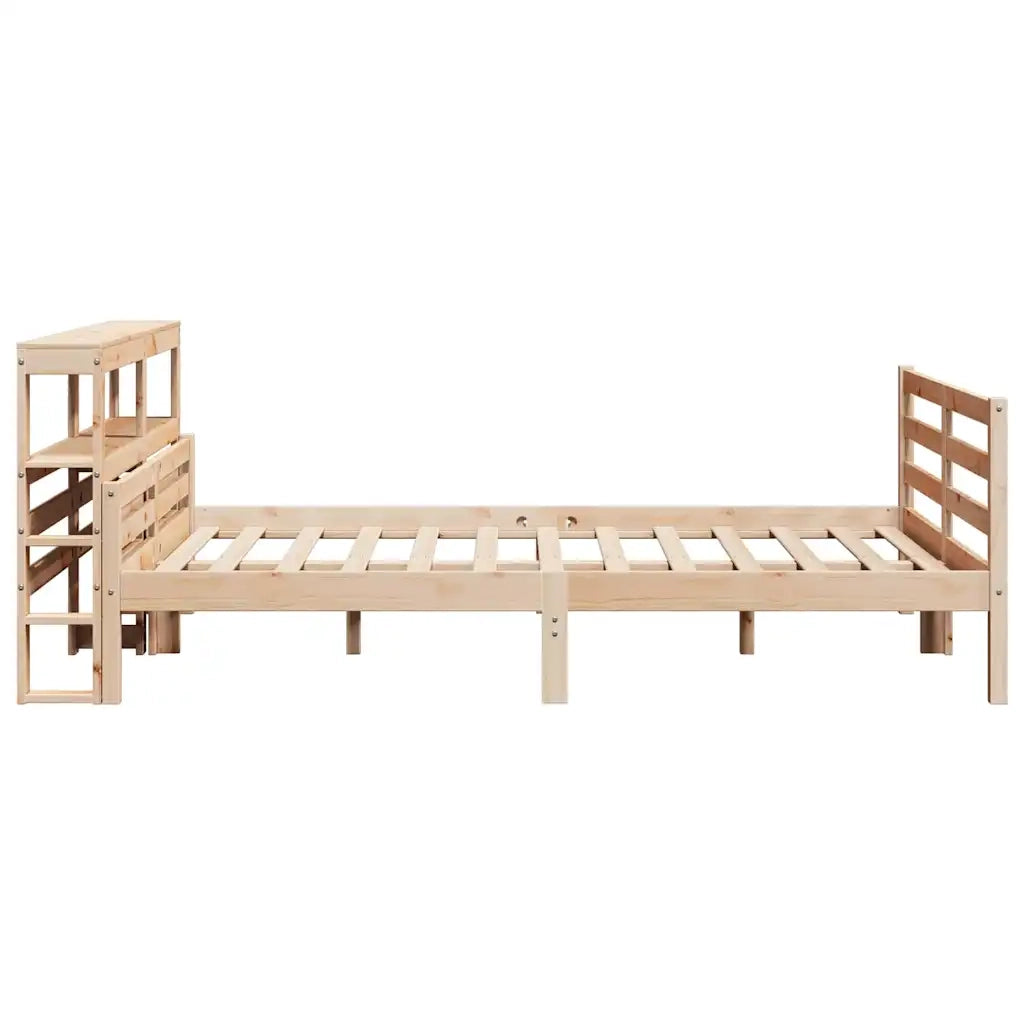 Giroletto con Testiera 140x190 cm in Legno Massello di Pino