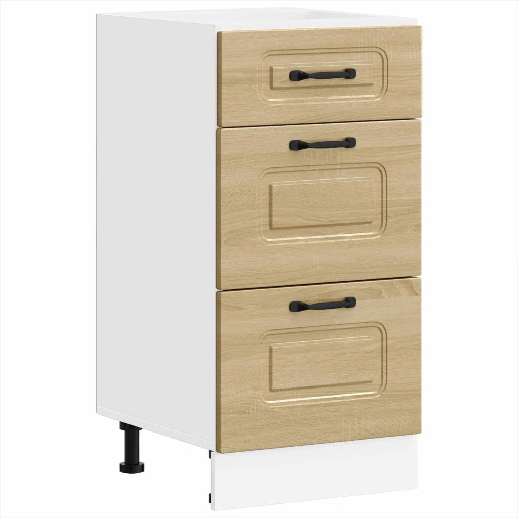 Armoire de cuisine Kalmar chêne sonoma bois d'ingénierie