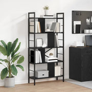 Libreria Rovere Nero 75 x 30 x 156 cm Legno multistrato