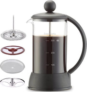 Caffettiera a 350ml con vetro borosilicato termoresistente - Elegante Cafetière