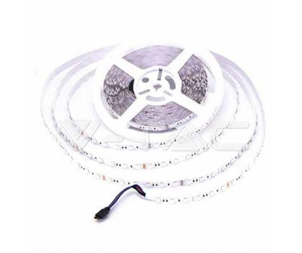 V-TAC VT-5050 60-24V Strisce Strip LED SMD5050 9W/mt Bobina 5mt 60 LED/mt 24V RGB IP20 SKU 2591