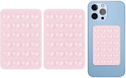 Oggetti per l'auto - Sostituto di supporto per telefoni cellulari - Supporto in silicone - Zavorra extra resistente - Rosso - Adatto per telefoni cellulari - 2 pezzi