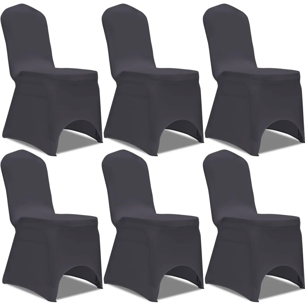 Fodera Elastica per Sedie 6 pz. Antracite cod mxl 50786