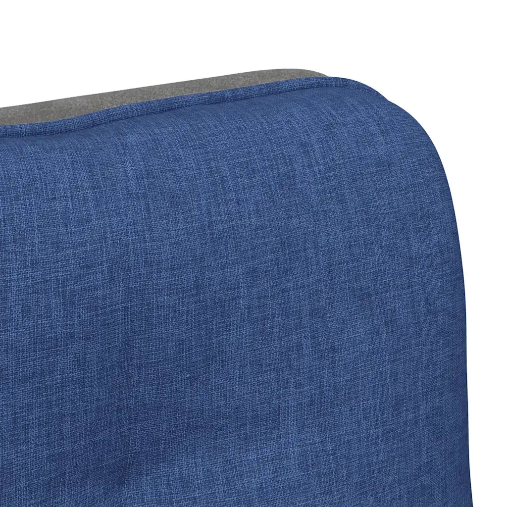 Sedia da Ufficio | Sedia da Gaming Girevole Blu in Tessuto